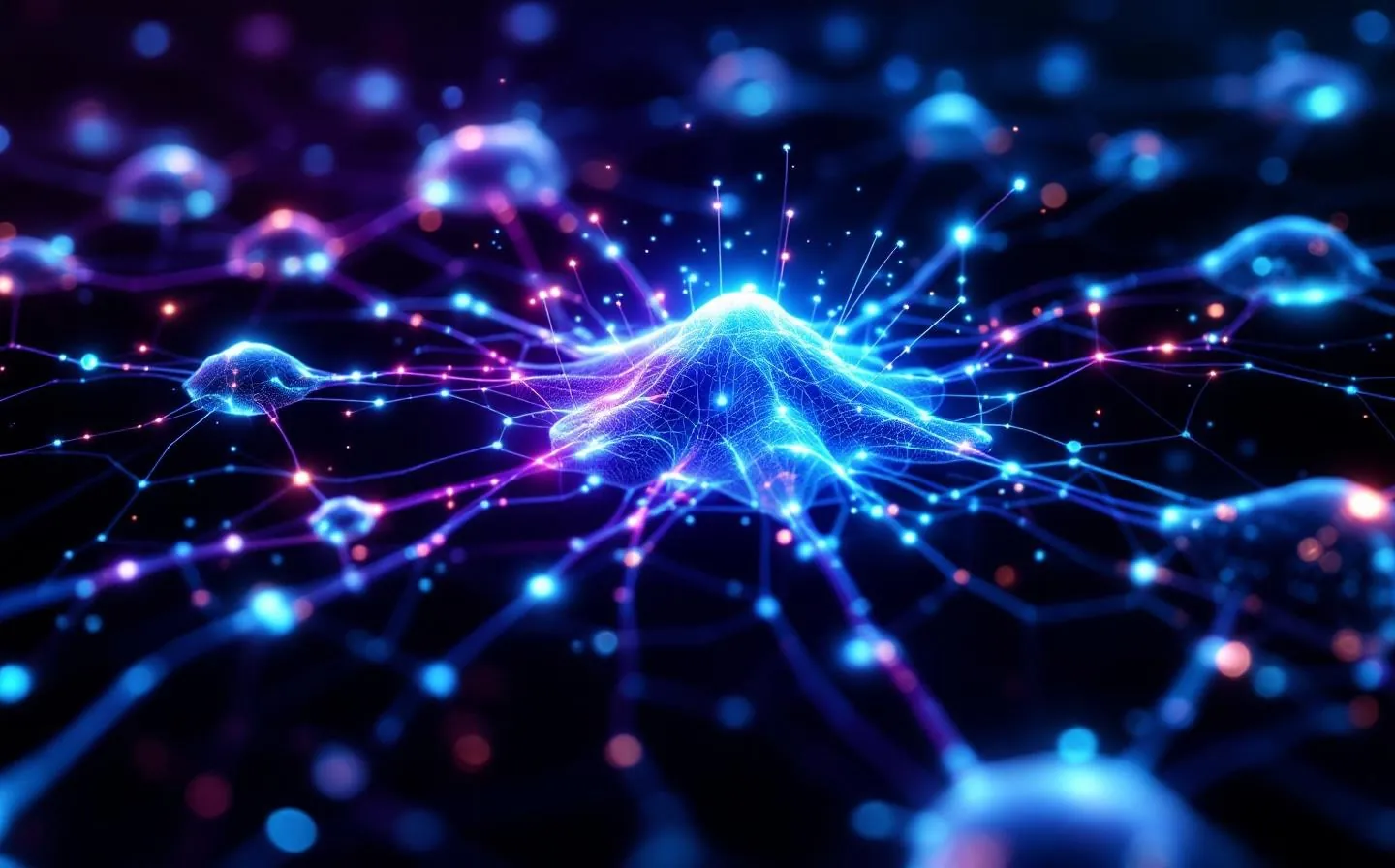Live AI agent network